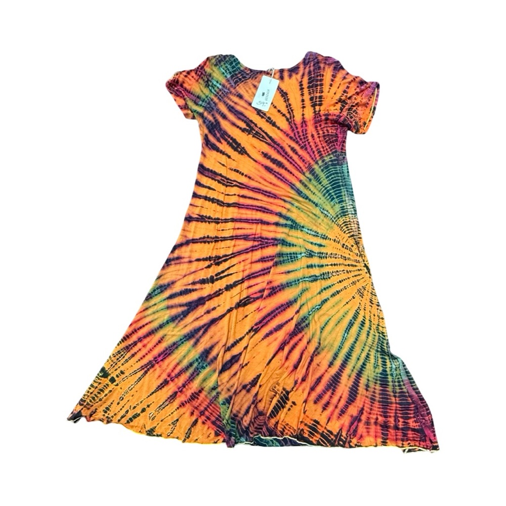 Colorful Tie-Dye Maxi Dress - Picture 6 of 8